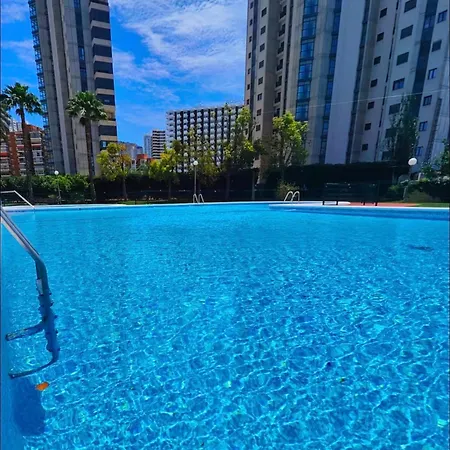 Zona Inglesa Vip Privada Moderna En Playa Levante * Бенидорм