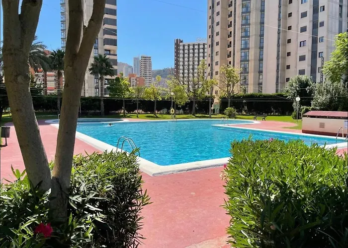 Zona Inglesa Vip Privada Moderna En Playa Levante * Benidorm