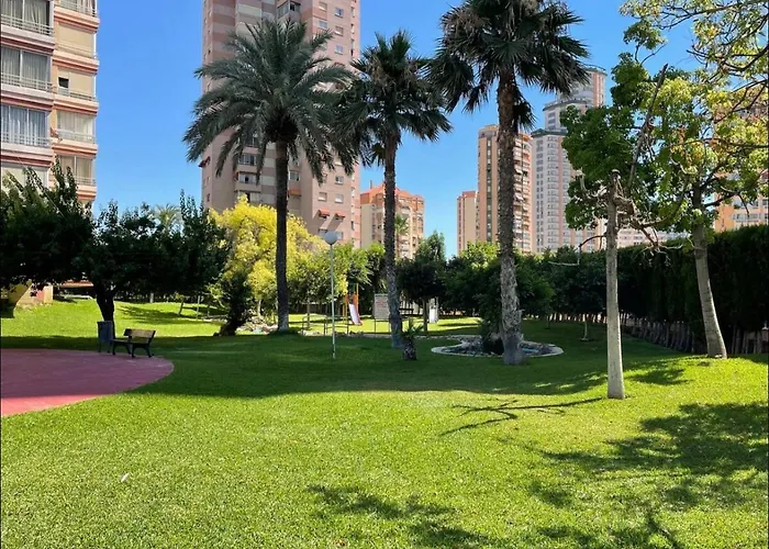 Zona Inglesa Vip Privada Moderna En Playa Levante * Benidorm